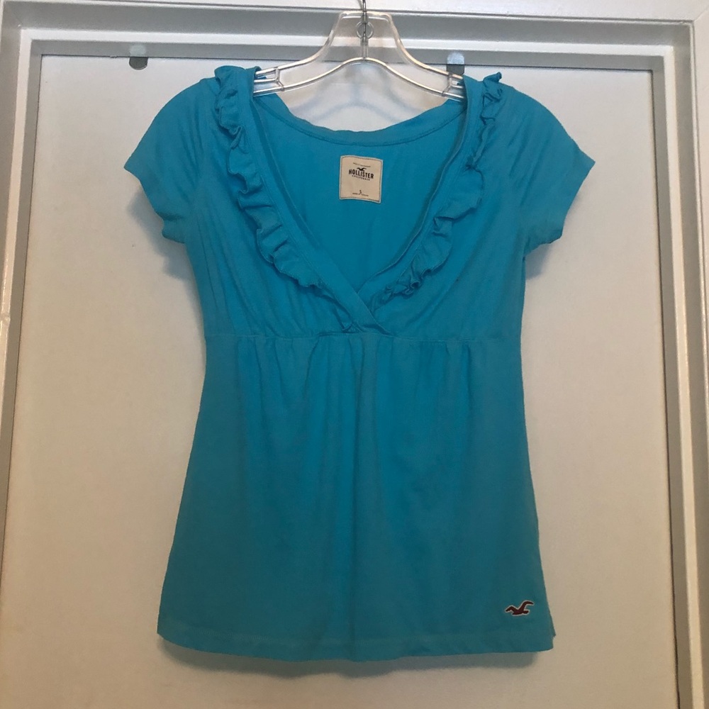 Hollister ruffle blouse